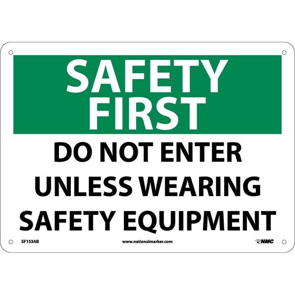 Nmc Safety First Do Not Enter Sign, SF153AB SF153AB - main