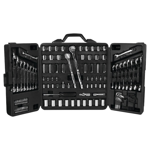 Performance Tool 125 pc. Mechanic's Tool Set, Ratchets, Sockets, Wrenches, Screwdrivers W1525 - main