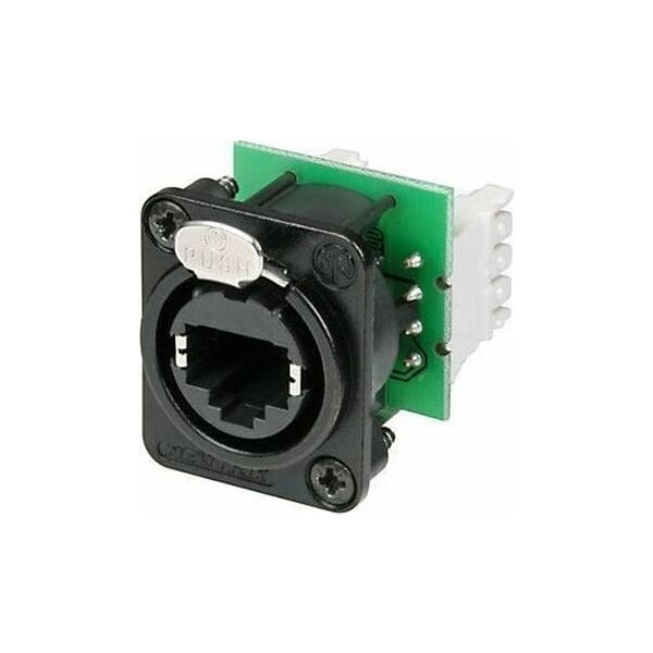 Neutrik PANEL MOUNT RJ45 JACK NE8FDV-Y110-B - main