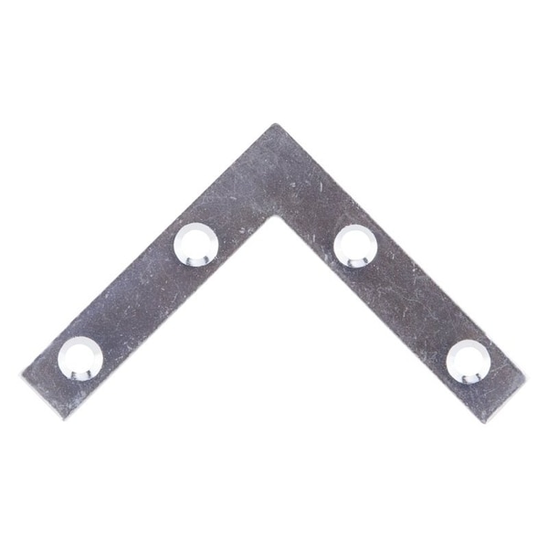 Prosource Corner Brace, 2 in L, 2 in W, 3/8 in H, Steel, Zinc-Plated, 1.6 mm Thick Material FC-Z02-013L - main