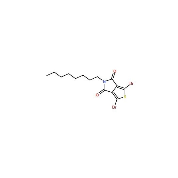 Ak Scientific 2, 5-Dibromo-N-n-octyl-3, 4-thiophenedicarboximide (1g), CAS 566939-58-0 8297AB-1g - main
