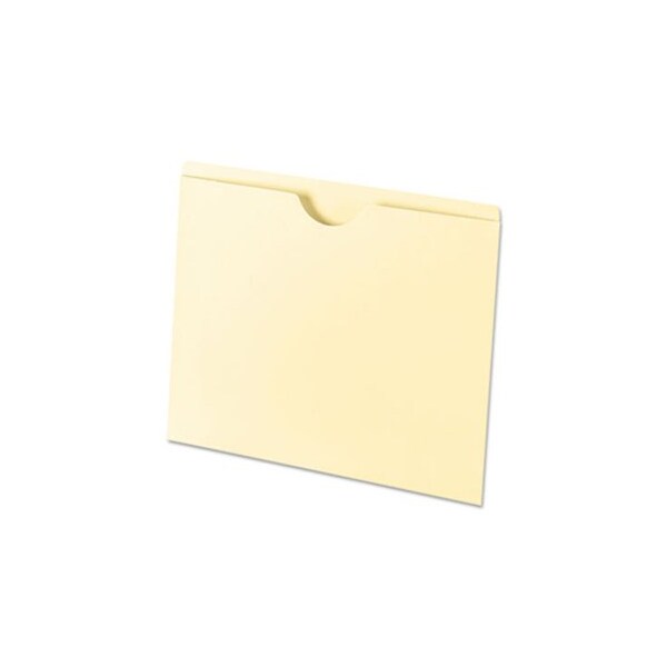 Universal Economical File Jackets, 1-1/2" Expansion, Letter, 11 Point Manila, 50/Box 74300 - main