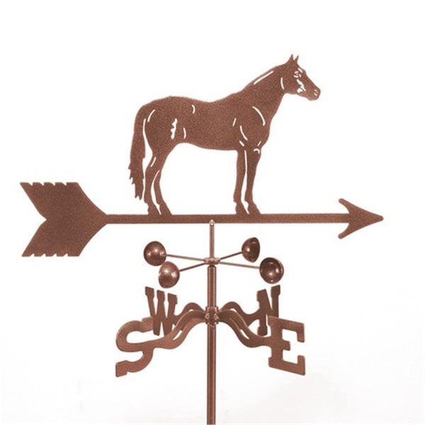 Ez Vane Quarter Horse Weathervane with Post Mount EZ1504-PT - main