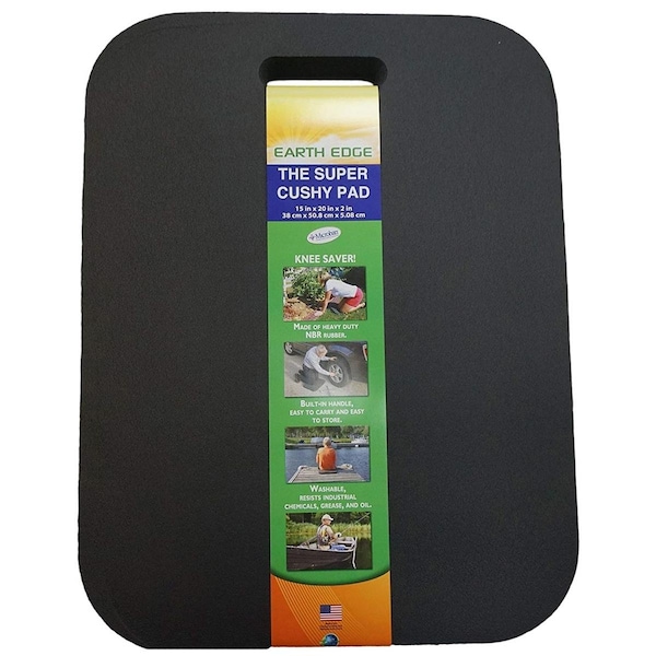 Earth Edge 20 x 15 x 2 in. Super Cushy Pad - Black EA312115 - main