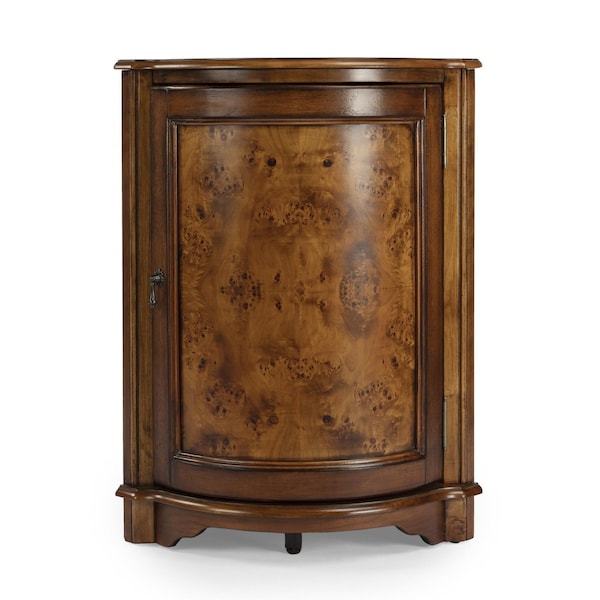 Homeroots 23in Brown Standard Accent Cabinet 389716 - main