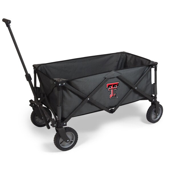 Picnic Time Family Of Brands NCAA Texas Tech Red Raiders Adventure Wagon Folding Wagon - Wagon Cart 739-00-679-574-0 - main