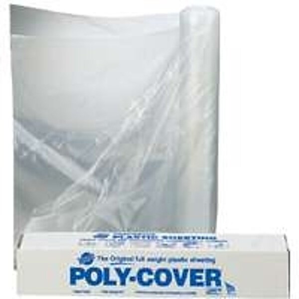 Warp Brothers Warp's 1.5X12-C Waterproof Poly Film, 200 ft L, 12 ft W, 1-1/2 mil Thick, Clear 1.5X12-C - main