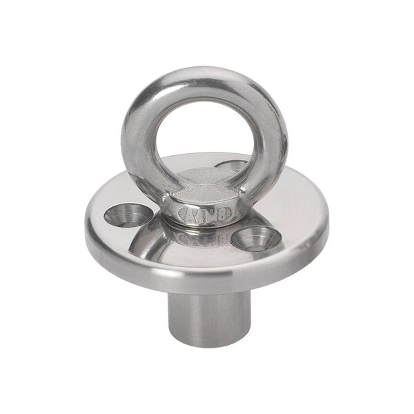 Barton Marine Barton Deck Plate w/Fixing and Eye w/Blanking Plug - M8 Eye 60360 - main