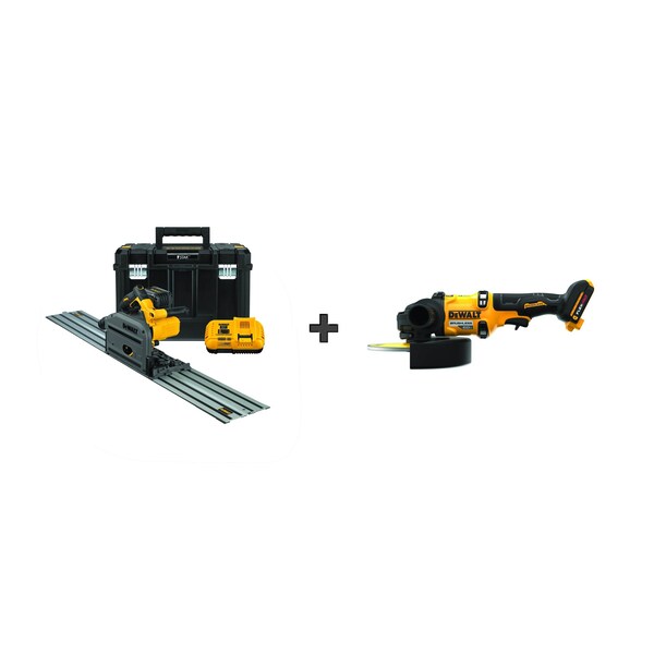 Dewalt Cordless Track Saw Kit w/ Bonus Grinder DCS520ST1/DCG440B - main
