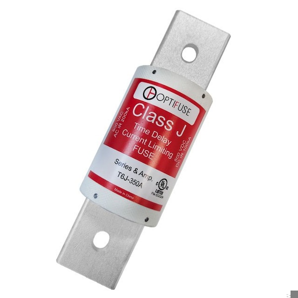 Optifuse Fuse, UL Class J - Time Delay, 600VAC 500VDC 350A T6J-350A - main
