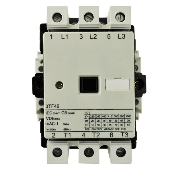 Brah Electric , Replacement 85A 600V 3P with 480VAC Coil for World Series Contactor 3TF4922-0AV0 B3TF4922-0AV0 - main