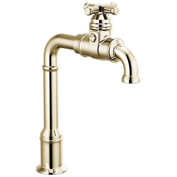Delta Broderick True Bar Kitchen Faucet In Polished Nickel 1990LFC-PN - main