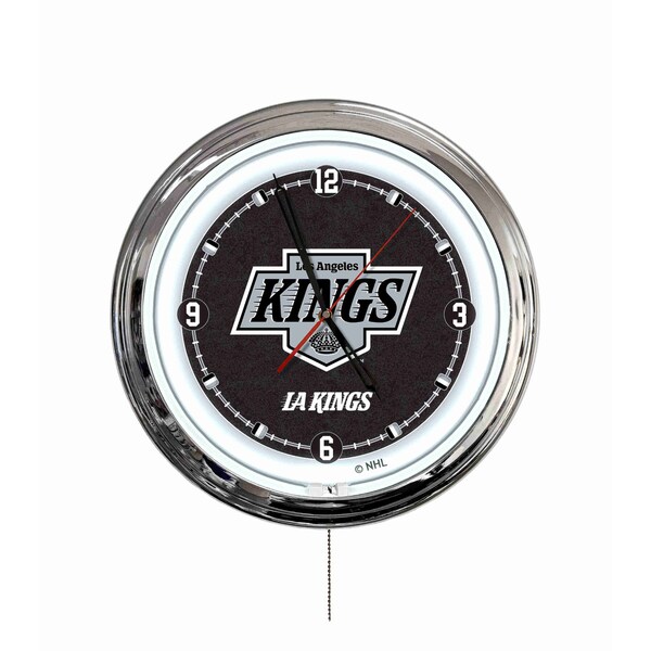 Holland Bar Stool Los Angeles Kings 16 LED Wall Clock ClkL16 - main