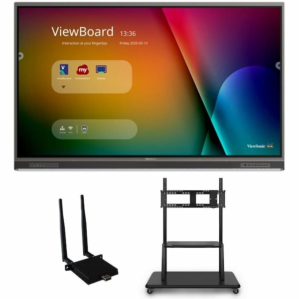Viewsonic 75" ViewBoard Interactive Flat Panel Bundle IFP7552-1C-E2 - main