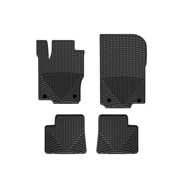 Weathertech Black, Front and Rear All Weather Floor Mats W257-W110 - main