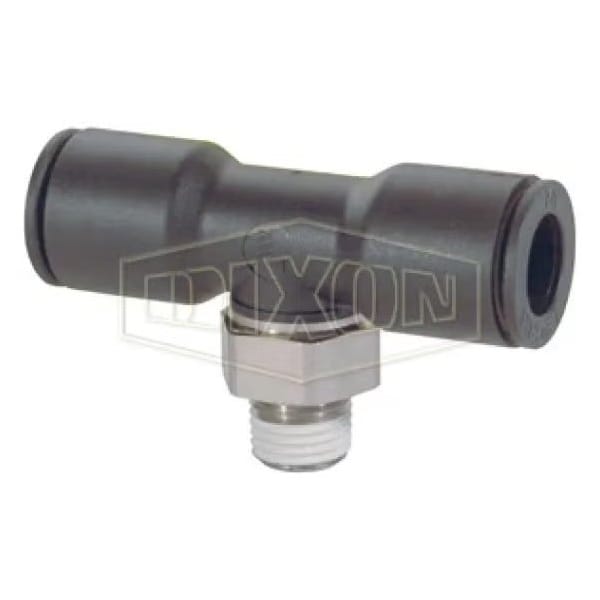 Dixon Legris by Push-In Branch Tee, 1/4 x 5/32 in Nominal, MNPT x Tube, 290 psi Pressure, Nylon, Domestic 31080414 - main