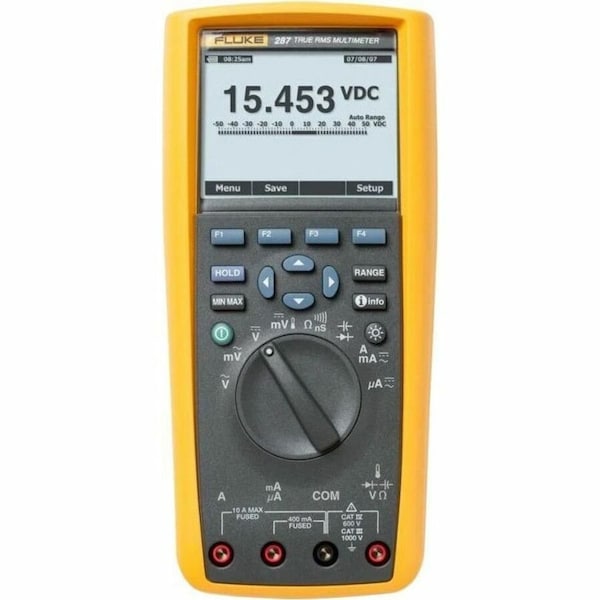 Fluke Digital Multimeter, 1,000 V Max DC, 0 V Max AC, TRMS, 50,000 Instrument Counts FLUKE-287 - main