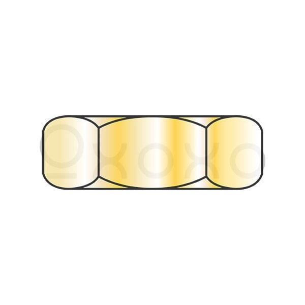 Oxoxo 1/4-20 MS35649, Military Hex Machine Screw Nuts Cadmium, 1000PK 256720 - main