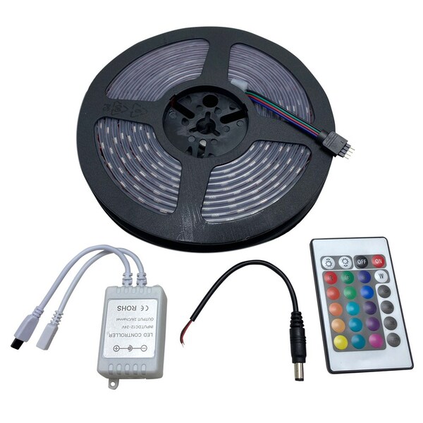 Race Sport Lighting 24Ft 7M Flexible Strip Light W/ Clear Ip67 Waterproof Sleeve, Rgb MS24FTWSTRIP-RGB - main