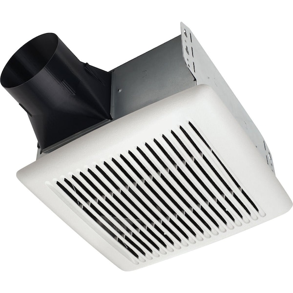 Broan-Nutone Flex Series 80 CFM 1.2 Sones 120V Ceiling Room Side Installation Bath Exhaust Fan AE80B - main