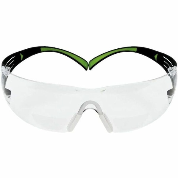 3M SecureFit(TM) 400 Reader Safety Glasses, Clear Wraparound Frame, 2.5 Diopter, Clear Lens, Universal SF425AF - main