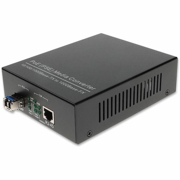 Add-On 10/100/1000BASE-TXRJ-45 TO 1000BASE-LXLC SMF 1310NM 10KM POE MINI MEDIA CONV ADD-GMC-LX-LC-POE - main
