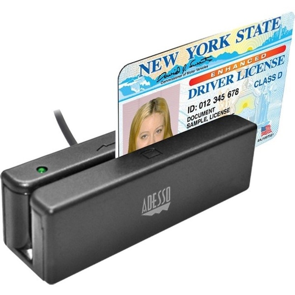 Adesso MSR-100 Magnetic Stripe Card Reader - Triple Track - 50 in/s MSR-100 - main
