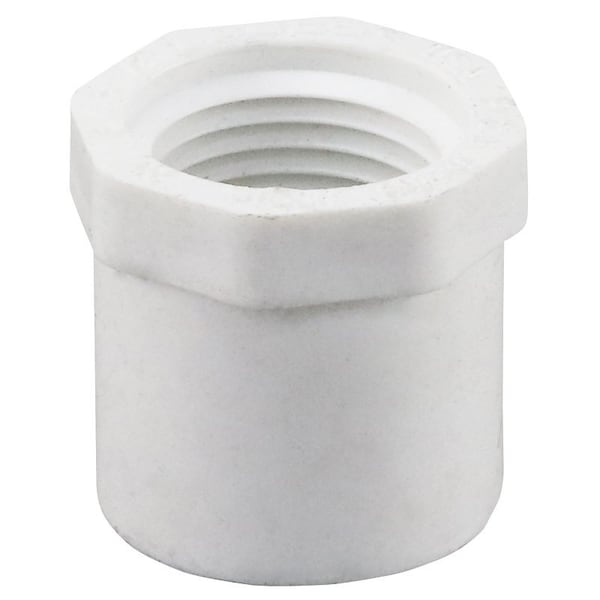 Lasco IPEX Reducing Bushing, 3/4 x 1/2 in, Socket x FPT, PVC, SCH 40 Schedule 435722 - main