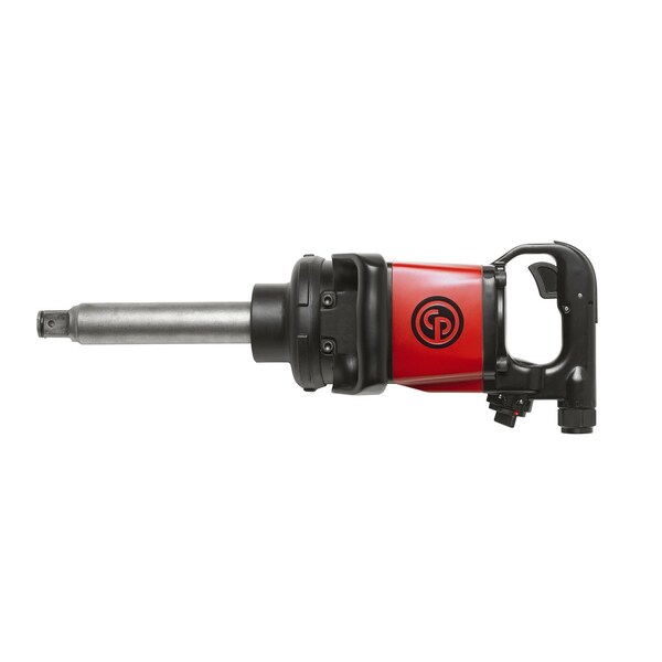 Chicago Pneumatic Air Impact Wrench, 1 in, 6 in Ext Anvil, TL, D-Handle, Torque 1920 ft.lb, 5,200 RPM, Pinless Rocking CP7782TL-6 - main