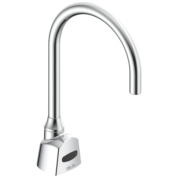 Delta Commercial 1500T Series Deckmount Electronic Se Gooseneck Fct, Hw, 1.5Gpm, R35 Spout In Chrome 1500TF3370-R35 - main