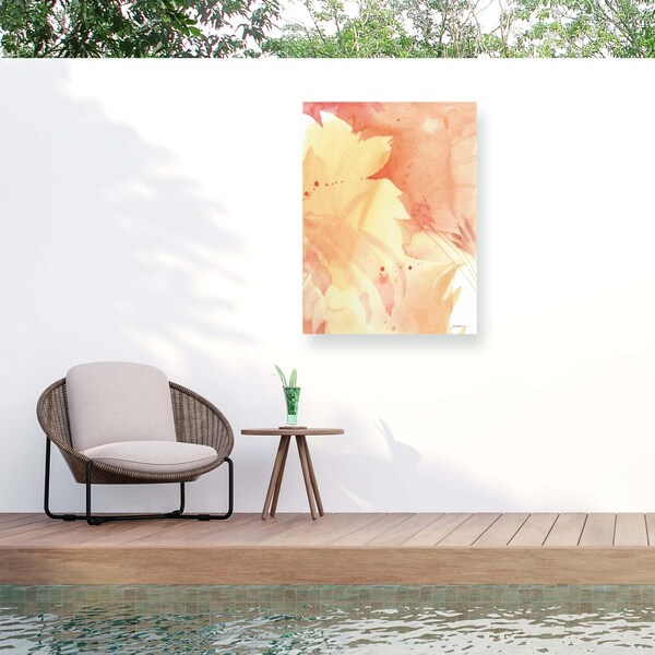 Trademark Fine Art Outdoor Canvas Art Sheila Golden Autumn Tones Wall Art for Patios, or Gardens SG09115-OC2432WR - main