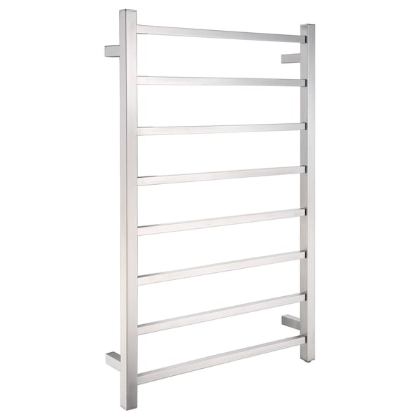 Anzzi Bell Series 8-Bar Wall Mounted Electric Plug-In Bathroom Towel Warmer Rack in Polished Chrome Finish TW-AZ026CH - main