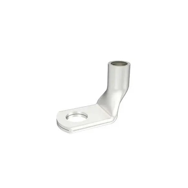 Burndy One-Hole Compression Lug, 10 AWG Max, #8 Stud, Standard Barrel, Copper, Black YAV10RBOX - main