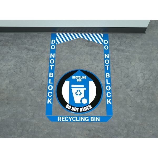 Creative Safety Supply Floor Sign Bundle, 48' Height, 48 in Width FS44017-28-48 - main