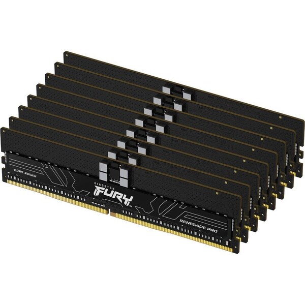 Kingston 256GB 5600MT/S DDR5 ECC REG CL36 DIMM KIT OF 8 FURY RENEGADE PRO XMP KF556R36RBK8-256 - main