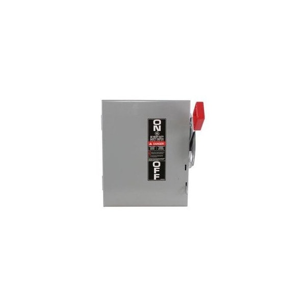 Ge Safety Switches THN 3P 30A 600V 50/60Hz 3Ph Non Fusible 3Wire EA NEMA 1 Heavy Duty THN3361 - main