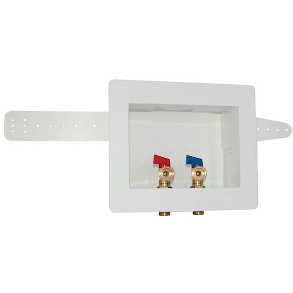 Ez-Flo Eastman Washing Machine Outlet Box, 12, 34 in Connection, Brass 60243 - main