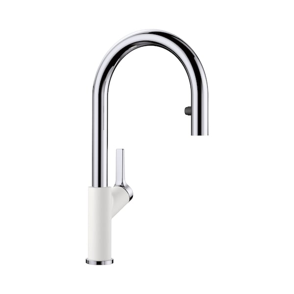 Blanco Urbena Pull-Down 1.5 GPM, Chrome/White 526391 - main