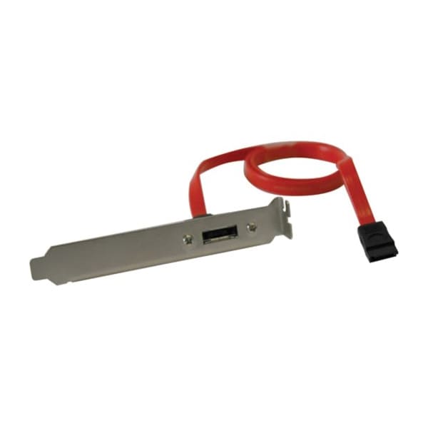 Tripp Lite Tripp Lite by Eaton SATA to eSATA Transition Cable - Male SATA - Female eSATA - 2ft - Red P952-002 - main
