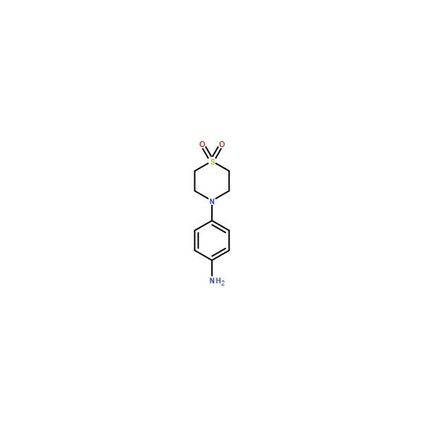 Ak Scientific 4-(4-Aminophenyl)thiomorpholine 1, 1-dioxide (5g), CAS 105297-10-7 1205AA-5g - main
