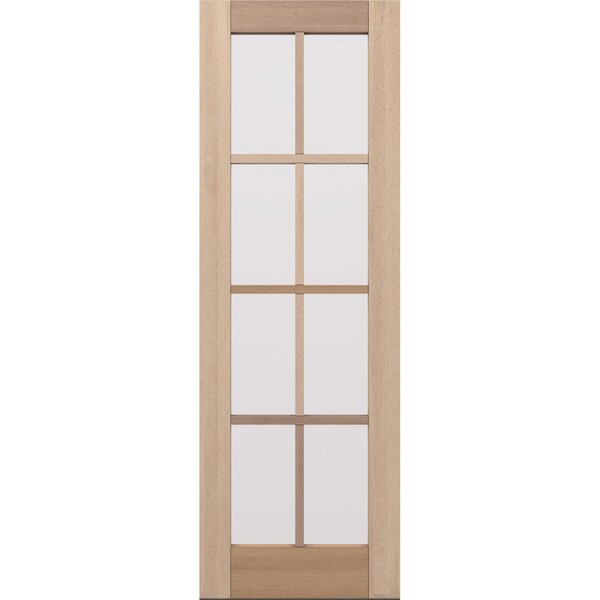 Doornmore G108, 33.75" x 98" ( 32" Door) Left Hand, Mahogany SDL 8 Lite Exterior Door G108-SW-3296_1_LI - main