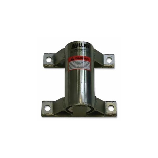 Miller DuraHoist, Confined Space System Parts and Accessories, Wall mount sleeve, CS-500 zinc plated steel 493-DH-8ZP/ - main