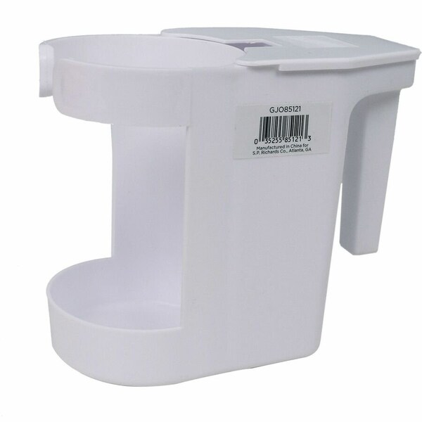Genuine Joe Toilet Bowl Mop Caddy - White, 12PK GJO85121CT - main