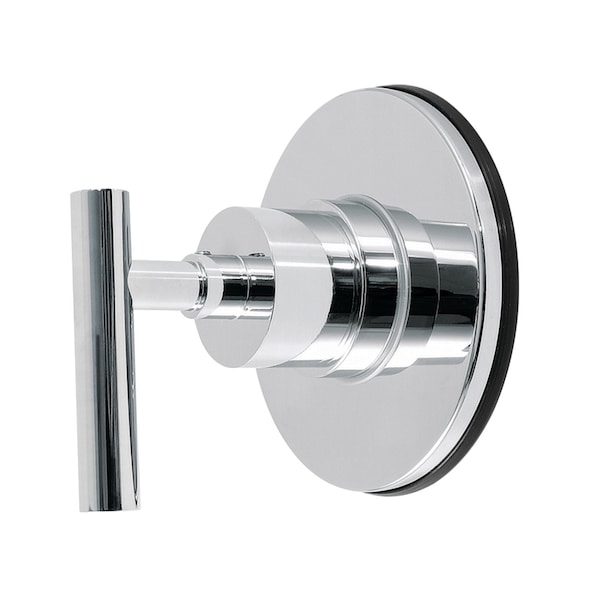 Kingston Brass Single-Handle Three-Way Diverter Valve with Round Trim Kit, Polished Chrome KS3031CML - main