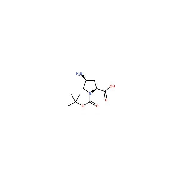 Ak Scientific (2S, 4S)-1-Boc-4-Aminopyrrolidine-2-carboxylic acid (250mg), CAS 132622-66-3 X9837-250mg - main