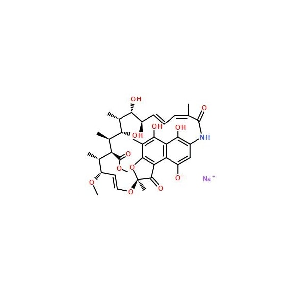 Ak Scientific Rifampicin sodium, 900u/mg, meet EP specifications (5g), CAS 14897-39-3 H731-5g - main