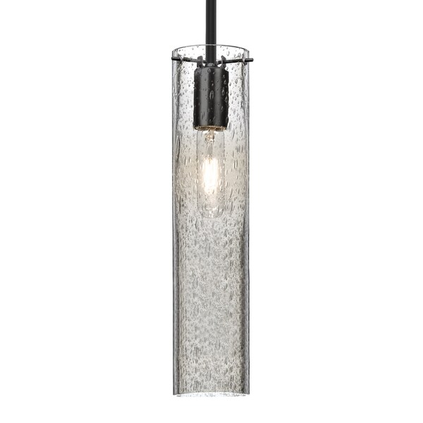 Besa Lighting Besa Juni 16 Pendant, Clear Bubble, Black Finish, 1x 60W MAX E26 Base 1TT-JUNI16CL-BK - main