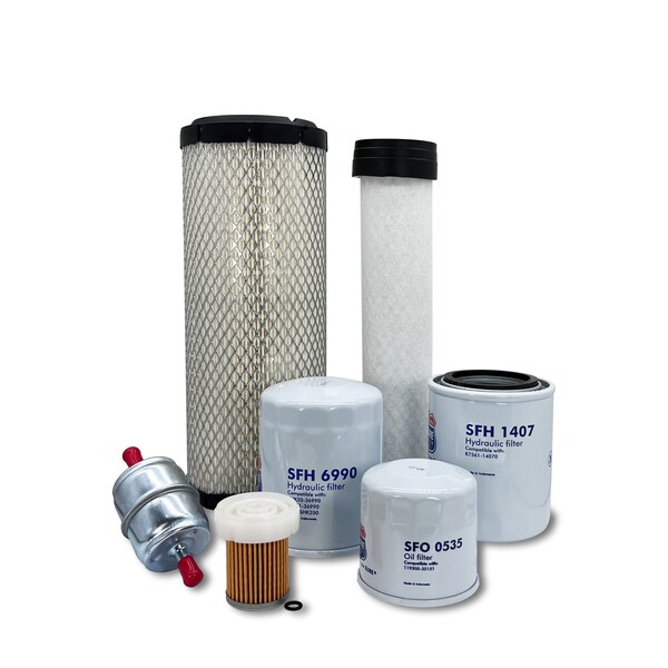 Hero Preventative Maintenance Kit Kubota RTV900G6 Utility Vehicle High Mount Air Cleaner MSU-KA-0578 - main
