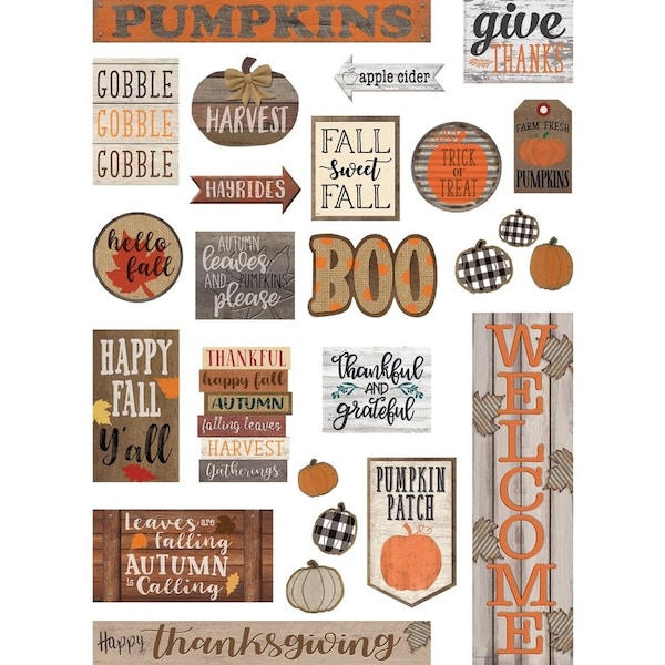 Teacher Created Resources Home Sweet Classroom Happy Fall Mini Bulletin Board TCR8734 - main