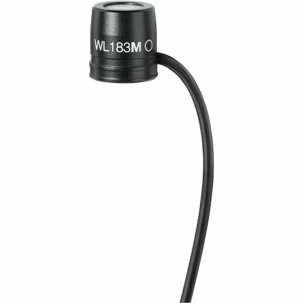 Shure 1 CM CONDENSER LAVALIER FOR SPEECH APPLICATIONS WL183MB/O-TQG - main